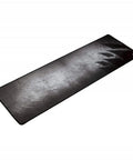 Extended anti fray cloth gaming mouse pad with stitched edges, anti slip grip for laser and optical mice, multi color design.