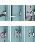 90 Degree Right Angle Gate Latches For Barn Doors Windows Garden Gates Cabinets And Sliding Doors Durable Stainless Steel With Welded Seal