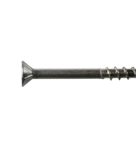 Badass Premium 14 X 5 Inch Type 316 Marine Grade Stainless Steel Wood Screws T27 Flat Head close-up view