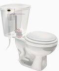 Toilet Fill Valve Seal Replacement for 400A Fits Black Easy Install shown installed in toilet tank cutaway view