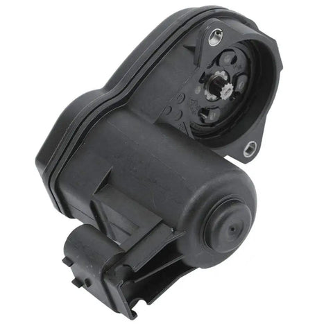 BMW Rear Parking Brake Actuator Motor For F10 F11 F06 F12 F13 X3 Z4 Replacement Oem 34216794618 34216791420 side view with connector