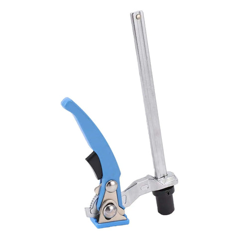 Steel Ratchet Style Bench Dogs And Clamps For 3/4 Inch Dog Holes Heavy Duty Woodworking Hold Downs with blue handle