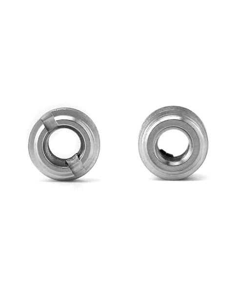 Stainless Steel Threaded Wood Insert 1/4-20 Internal Threads 5/8 Inch Long 20 Pack For Hardwoods Softwoods Plywood And Composites