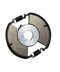 Rock Solid Premium Centrifugal Clutch Featuring Exact Factory Precision Fit For Smoother Shifting Enhanced Fuel Economy And Kickin Vibration Control Under The Hood, showing metal and spring components.