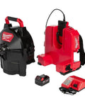 Cordless Switch Pack Sectional Drum System Kit With Battery And Charger Up To 100 Feet Capacity, features black and red design.