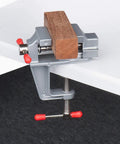 Compact Jeweler Table Clamp Vise For Hobbyists And Woodworking, Mini Bench Vise With 360 Degree Rotation, Heavy Duty Metal Work Clamp For Crafts