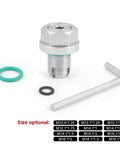 Oversize Piggyback Oil Drain Plug Fits M14.1 Self Tapping Stainless Steel Thread Repair Kit With Sealing O Ring To Stop Leaks And Save You Time, with O-rings and hex key