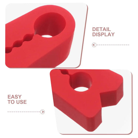Close-up of Heavy Duty Silicone Car Door Lock Buffer Pads for Hella Quiet Drives and Zero Rattle, showing user-friendly design.