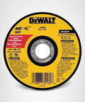 DEWALT 4-1/2 in cut-off wheel for angle grinder, aluminum oxide grit, yellow/black, 5-pack