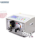 Heavy Duty Dual Channel Wire Stripper And Cutter For 0.1 To 2.5 mm Cables with digital controls and multi-wire setup.