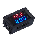 DIY Friendly Voltmeter And Ammeter Panel Meter For PCB Wiring 50A Digital Readout Shows Voltage And Current At A Glance