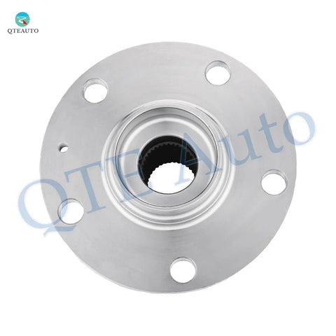 Front view of a metal wheel hub bearing assembly, compatible with 2005-2018 Jetta, OEM quality for smooth ride.