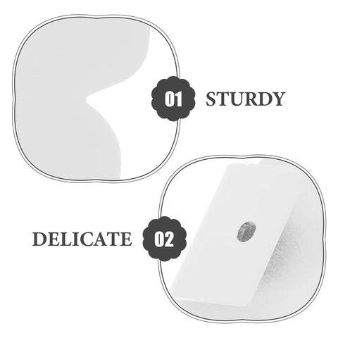Image showing details of Butterfly Cabinet Handles And Drawer Knob Set In Vintage White Finish Easy Grip Metal Pulls For Dresser And Kitchen Cabinets Wardrobes Shoe Cabinets And Bookcases 1 Pair, highlighting sturdy and delicate features.