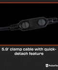 5.9' clamp cable with quick-detach feature for Heavy Duty Digital Battery Tester And Electrical System Analyzer.