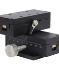 Manual XY Linear Stage For Precision Trimming, 40x90mm Platform, Dovetail Rail System, 30mm Travel, Smooth Linear Bearings