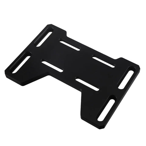 Heavy Duty Adjustable Mini Bike Mounting Plate Adapter Bracket For GX240 GX270 GX390 And Predator 420cc Engines Fits DB30 Through Big Block 8 13HP OHV Mini Bikes Black, black aluminum slotted mount plate