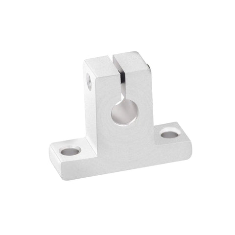 Close-up of SK8 shaft support from 600mm D8 Linear Motion Rod And Shaft Guide Set For 3D Printers And DIY CNC Machines.