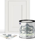 All-In-One Cabinet And Furniture Paint In Bone Off White Quart No Sanding No Priming No Top Coat Needed Velvet Sheen Finish tin