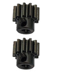 Two Pack 32P 11T 3mm Steel Pinion Gears with set screws for Axial Capra SCX10 RC Crawlers CNC Machined Hard Steel