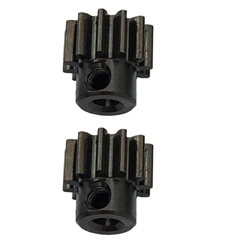 Two Pack 32P 11T 3mm Steel Pinion Gears with set screws for Axial Capra SCX10 RC Crawlers CNC Machined Hard Steel