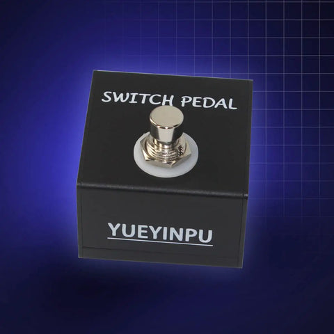 Tap Switch Pedal For Guitar Effects Latch Footswitch With 1/4 Inch TS Cable Perfect For Delay And Modulation Pedals