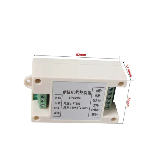9V-30V Stepper And Servo Motor Controller With Single-Axis PWM Speed Governor And Pulse Control For Forward And Reverse Motion