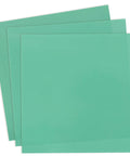 Three Pack Garolite G10 FR4 Build Surface Sheets For 3D Printers, 235x235mm each, 1.5mm thick, jade green color.