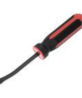 8 Inch Angled Tip Pry Bar Built Tough With CRV Steel Curved Screwdriver Pry Tool Strike Cap Non Slip Grip For Lifting And Prying In Tight Spots