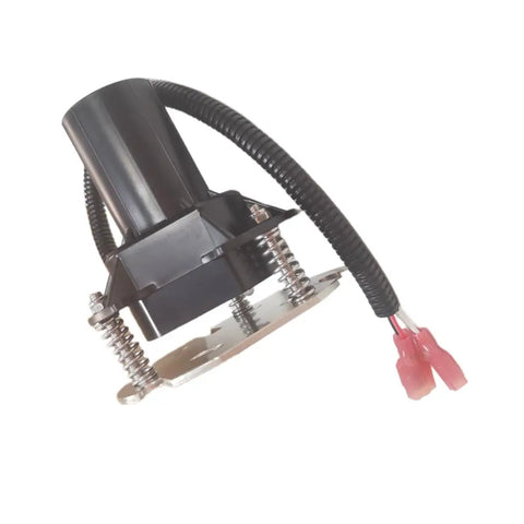 Straight Up Heavy Duty Dual Axis Tilt Sensor Replacement 105142 105142GT With Rock Solid Calibration Plus Plug And Play Setup For Vertical Mast And Scissor Platforms, showing connector and spring mount.