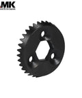 Metal Bevel Gear Set 13T And 23T For One Eighth Scale RC Crawlers Helical Differential Gears Steel Axle Ring Pinion