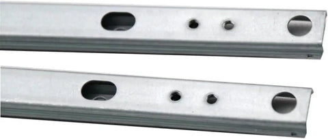 Two Pack 17mm Wide Drawer Slides Heavy Duty Two Section Drawer Runners for Cabinets Full Extension Drawer Glides