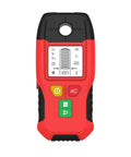Stud Finder 6-in-1 Wall Scanner Metal Detector Live Wire(Red) front view showing controls and display for easy use.