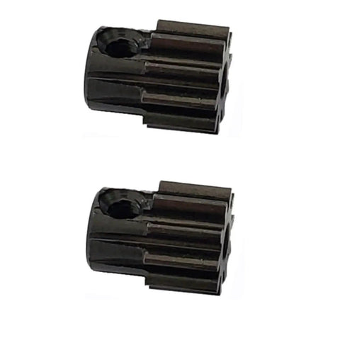 2-Pack 11T 32P Steel Pinion Gear For Traxxas TRX4 TRX6 RC Crawlers And Slash 4X4 Rustler 4X4 VXL, CNC Machined, 3mm Shaft