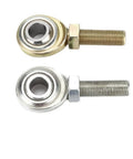 Built Like A Tank Two Pack Half Inch Bore Rod End Heim Joint Featuring Rock Solid Male Threads For Cars Atvs Motorcycles And Marine Suspension Parts.