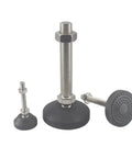 Stainless Steel Adjustable Foot Cup With Nylon Base Built To Last Rugged Industrial Grade Heavy Duty Leveling Feet Multi Direction Rotating Foot