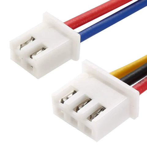 Compact One Quarter Inch Quick Connect Hall Effect Water Flow Sensor Switch Flowmeter For DC Five Volts wires close-up