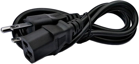 3 Prong 110V to 240V AC Power Cord Charging Cable for LOLARAN N71 Money Counter Machine, Detachable 5 Feet Long