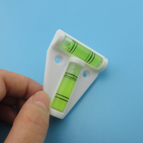 Compact T Shape Bubble Level Tool For Precise Cross Checking In Appliances And Machines Shatterproof PMMA And ABS Body.