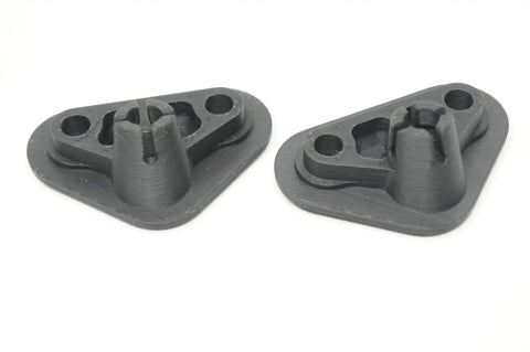Left And Right Sun Visor Mount Clips Replacement Kit For Subaru Forester Crosstrek BRZ Scion FR S Toyota FT86 on white background