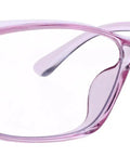 Professional Medical Safety Glasses For Nurses Boasting Anti Fog Clarity And Ansi Z87 Plus Rating Plus Permanent Side Shields In Purple side view