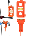 Bow Tuning And String Level Kit For Compound Bows Orange Pro Grade Easy To Use Archery Level Tool With Bubble Level