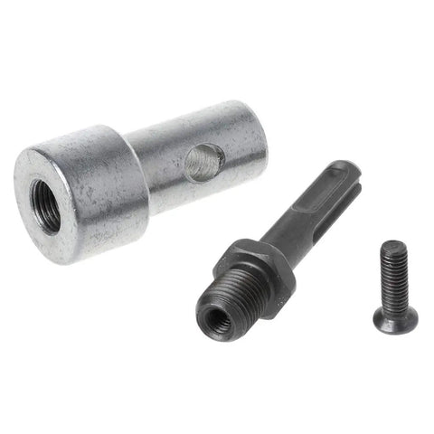 Round Pit Slot Drill Bit Adapter For Electric Drill Converts To Earth Auger with two-pit system steel components