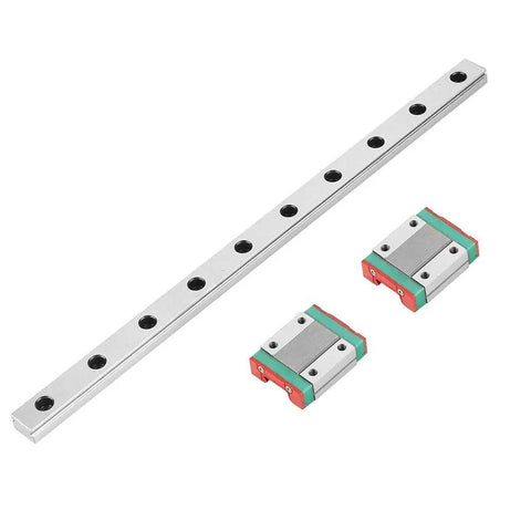Get Your Hands On This MGN12 250mm Linear Guide Rail With Two Precision Slide Blocks featuring smooth side oil lube.