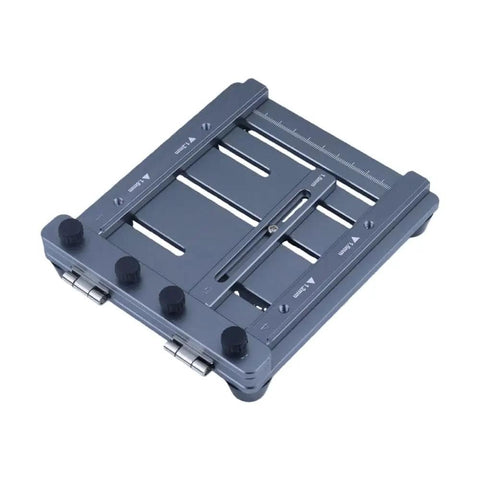 CNC Solder Paste Stencil Printer Kit With Dual-Sided PCB Fixture And Laser-Etched Scales, Tool-Free Clamping For SMT, 11x17cm
