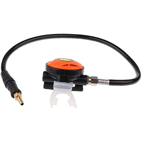 Second Stage Regulator With Mouthpiece For Scuba Diving Gear Backup Octopus Hookah Low Pressure Hose Mechanically Balanced