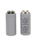 Boost Your Motor With An 800uF 250V AC Start Capacitor For Fifty To Sixty Hertz Motors, shown in gray with terminal connectors.
