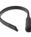 Flexible Vacuum Crevice Attachment Tool Kit For 1 1/4 And 1 3/8 Inch Hoses With 25 Inch Reach 180 Degree Bend Easy Clean Brush shown in black