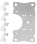 5 Piece Cabinet Hinge Plates Repair Kit For Kitchen Cabinets Easy Install No Fuss Durable Design With Modern Look And Stable Attachment
