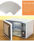 Microwave Waveguide Cover Made From Mica Sheet Heat Resistant Thermal Insulation Pad next to microwave oven