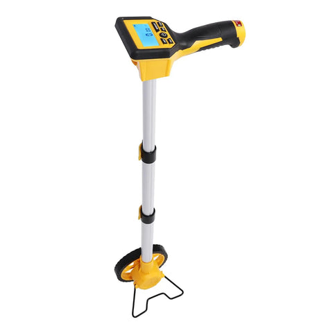 TOPINCN Digital Measuring Wheel, Backlit Display with yellow and black handle and digital screen, designed for accurate distance measurement.